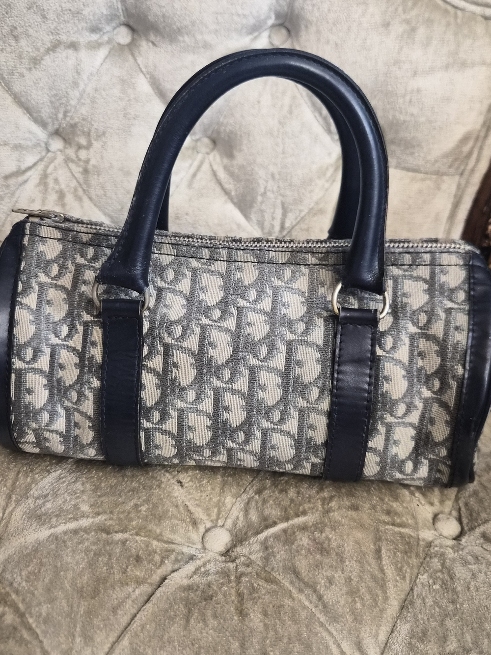 Authentic Vintage Dior Small Boston Handbag